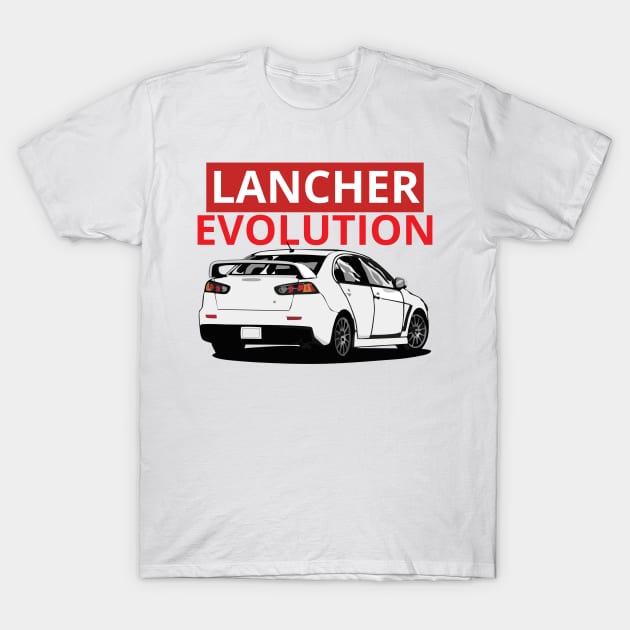 mitsubishi lancer evolution T-Shirt by artoriaa